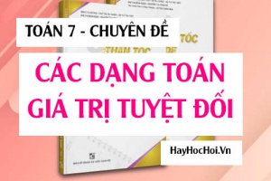 Các dạng Bài tập Giá trị tuyệt đối và Cách giải - Toán lớp 7